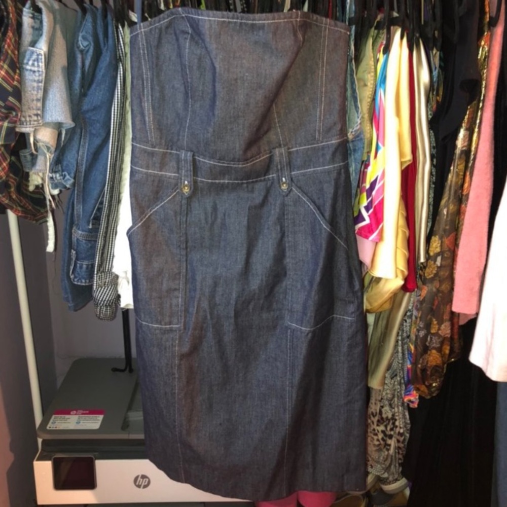 Y2K Denim Tube Dress 😍